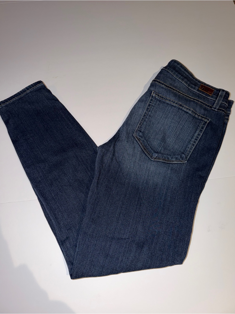 PAIGE Dark Blue Skinny Jeans